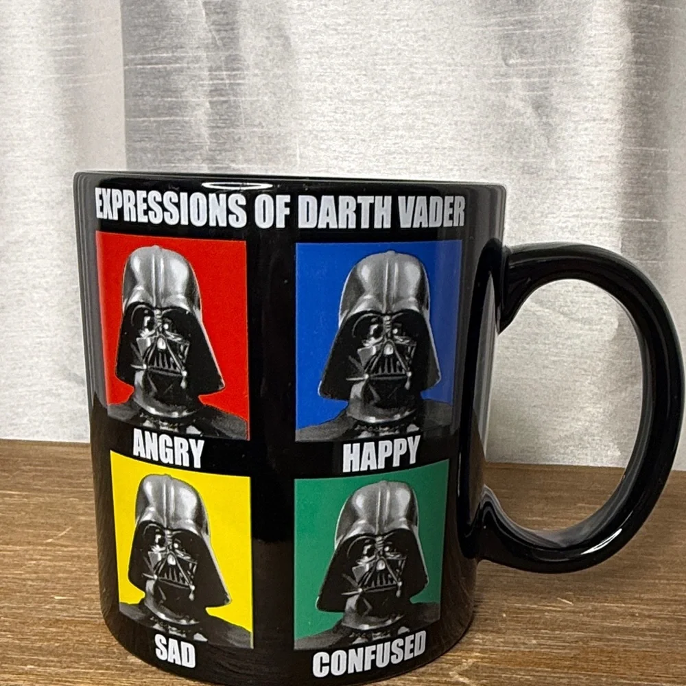 Star Wars Expressions of Darth Vader 20oz Ceramic Coffee Tea Mug Collectible